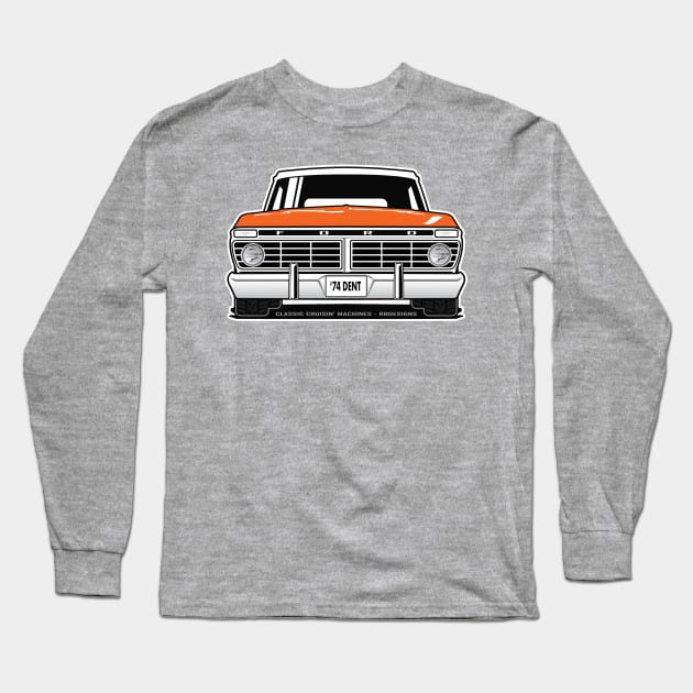 1974 dentside truck Long Sleeve T-Shirt by RBDesigns